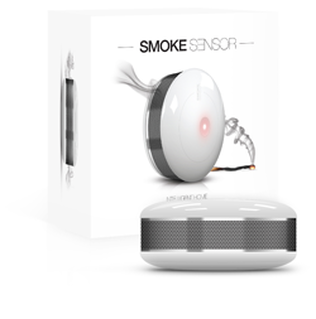 Fibaro smoke sensor , Fibaro senzor dymu , detektor dymu , inteligentne byvanie , inteligentny dom , homesystem , bezpecnost , Fibaro sk