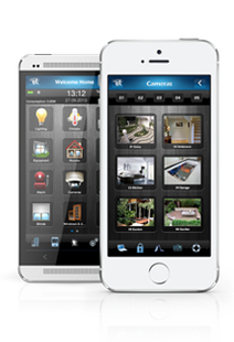 Fibaro interface for smartphone, grafika aplikacie fibaro pre ovladanie inteligentneho domu