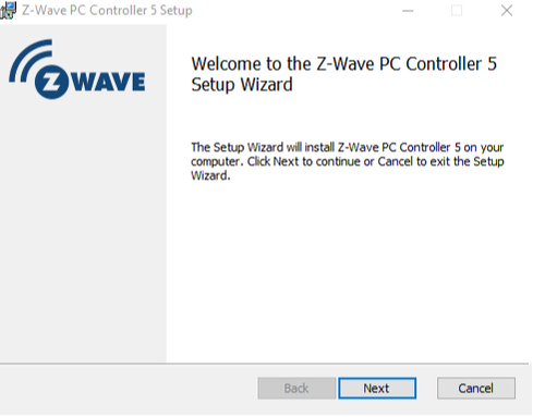 Inštalácia Z-Wave PC controller