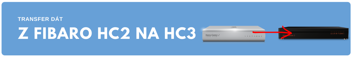 Transfer Fibaro HC2 to HC3
