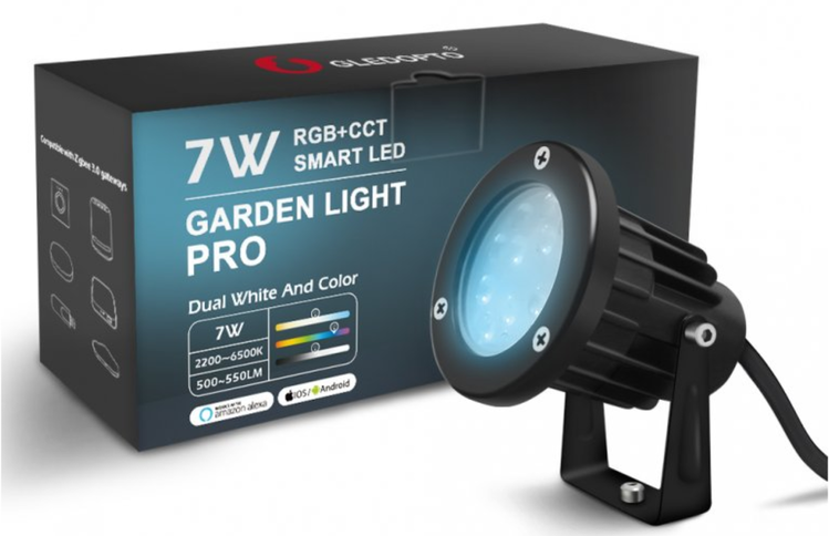 ZigBee PRO záhradné svetlo RGB+CCT Gledopto